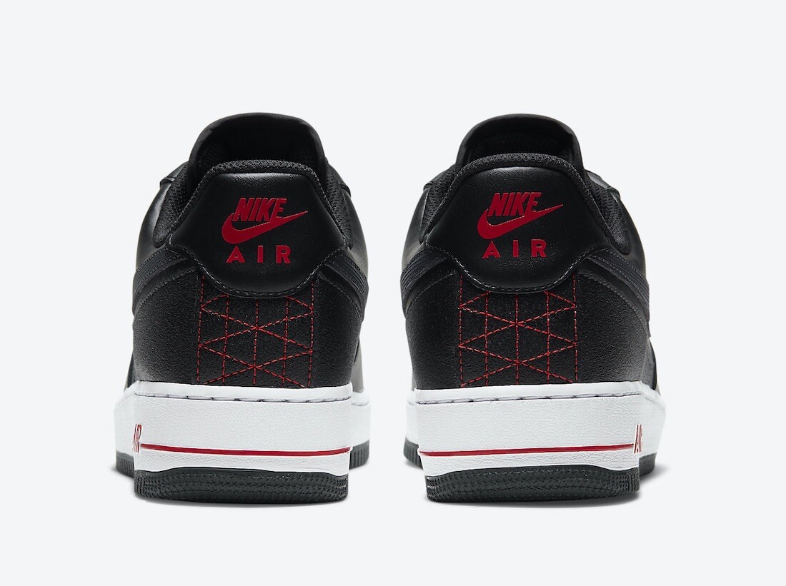 Nike Air Force Technical Stitch Bred Black DD7113-001 MENS Size