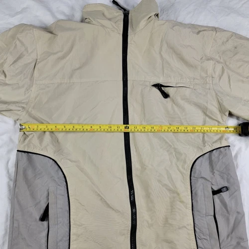 Planet Earth Products Mens XL Beige Waterproof Jacket Winter Rain Outdoors Camp image 7