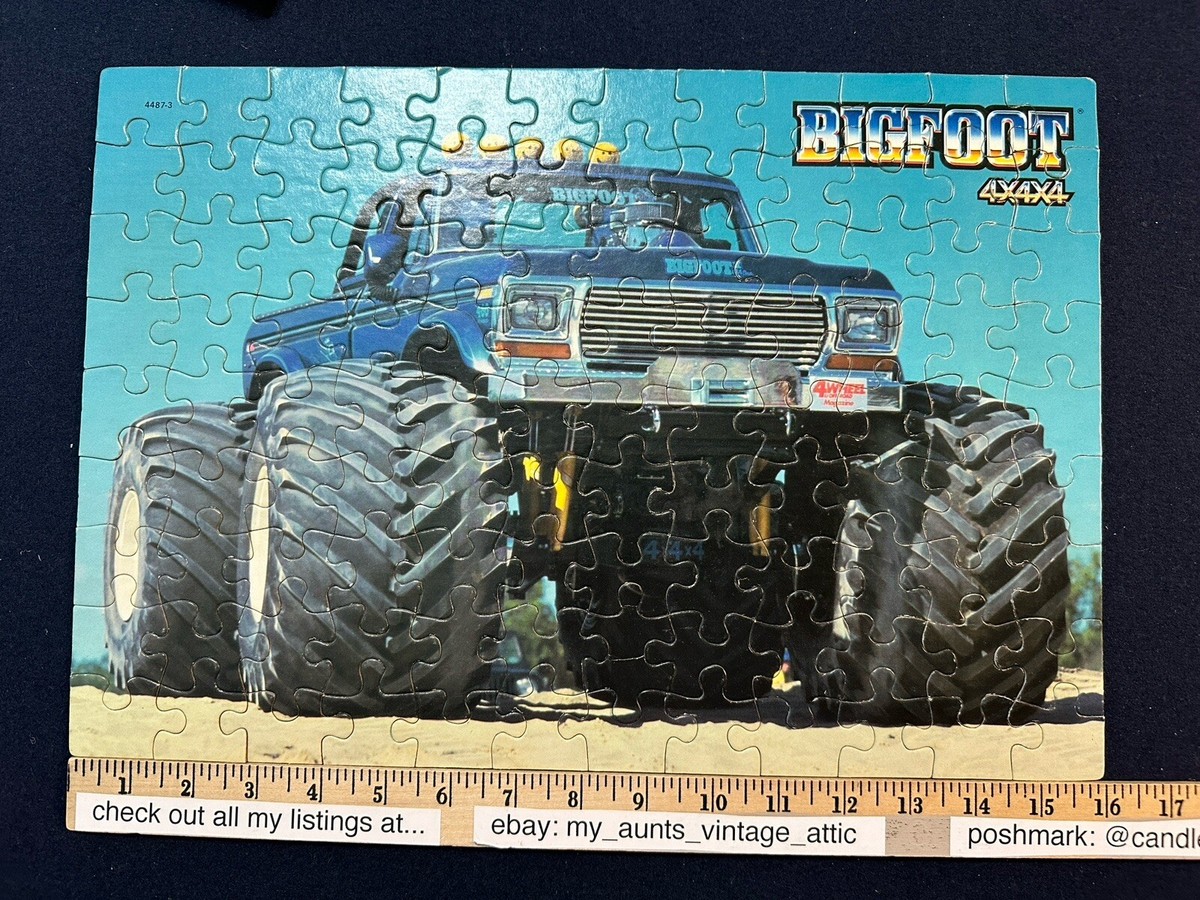 1984 BIGFOOT Monster Truck 100 Piece Puzzle by Milton Bradley