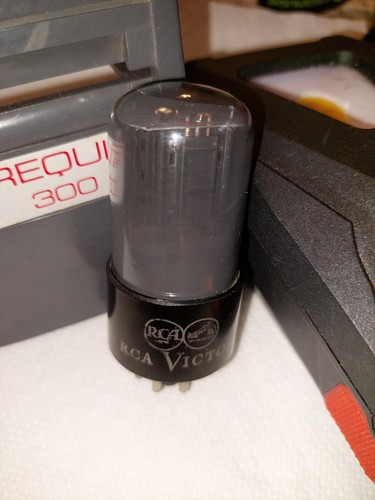 TV7D/U RE-Tested Good Bal 1.7%, 1949 RCA 6SN7GT SMOKED Oval Mica Tube - Picture 10 of 21