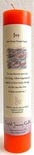 JOY Crystal Journey Reiki Charged Candle Herbal Magic Pillar - Free Ship