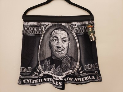  THE THREE STOOGES CURLY BUCKS MEN  BOXERS