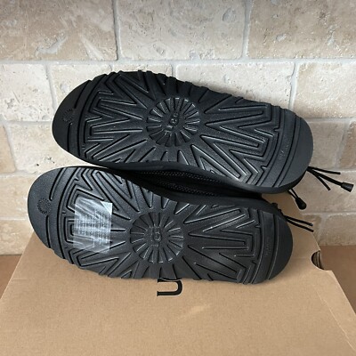 UGG Black X Stamped Tech Tasman Slippers with inserts. UGG UGG x Stampd Tech Tasman - Black - 1119193-BLK | OUTBACK  main image 4