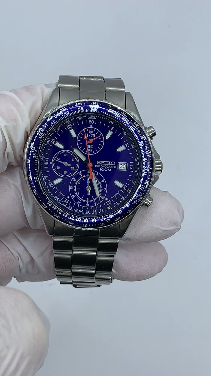 SEIKO 7t92-0cf0 腕時計 SEIKO/セイコー】 7T92-0CF0 クロノグラフ 腕時計 ステンレス