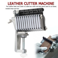 Manual Leather Table Top Lace Cutter w/ 5 Blades for Cutting Fringe Braid Strips