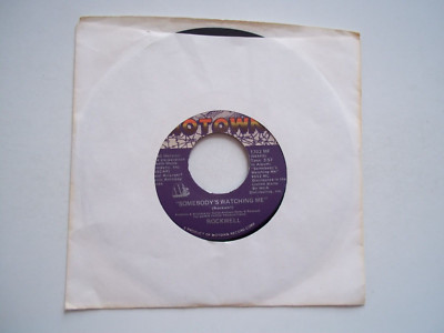 ROCKWELL - Somebody's Watching Me / Instrumental - 45 RPM Record 7'' Single 1983