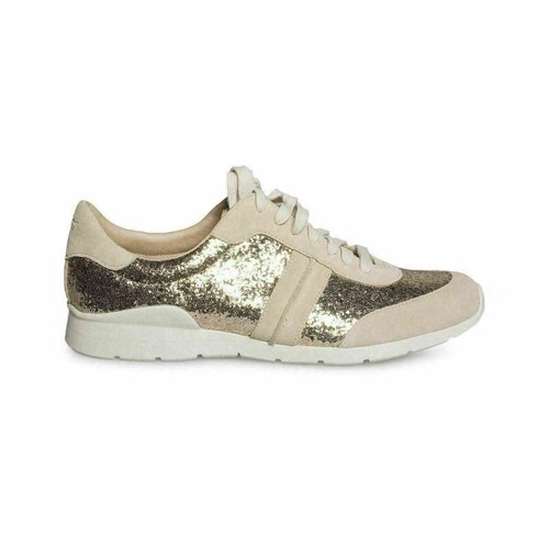 UGG JAIDA GLITTER SNEAKER GOLD SUEDE 