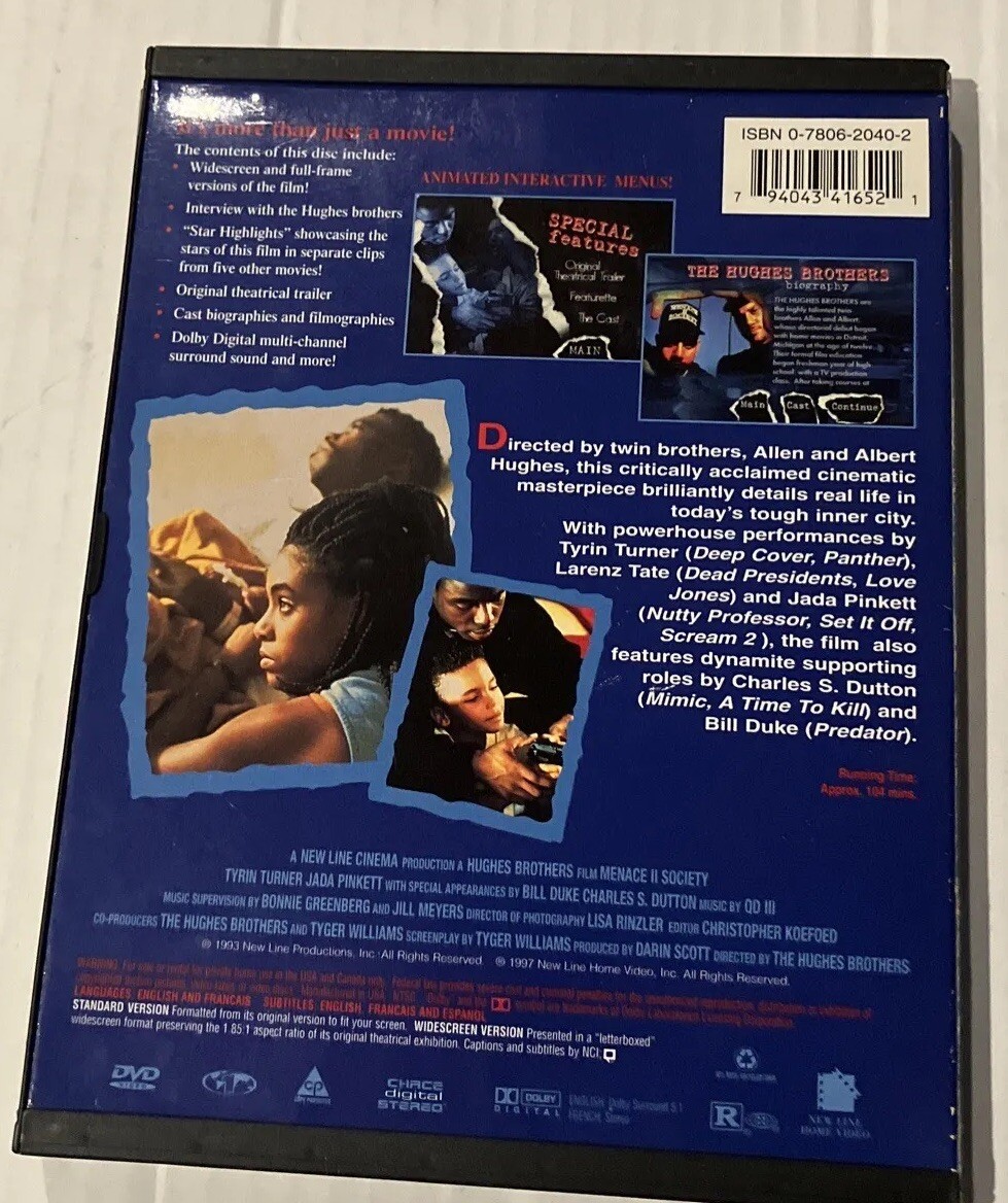 洋画・外国映画 MENACE II SOCIETY DVD Amazon.com: Menace II Society [DVD] : Tyrin Turner, Larenz