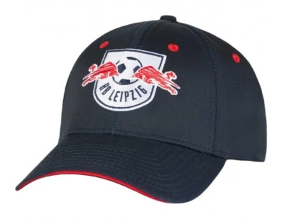 RB Leipzig Kinder Club Cap navyblau mit rotem Frontpanel Basecap kids Kappe RBL