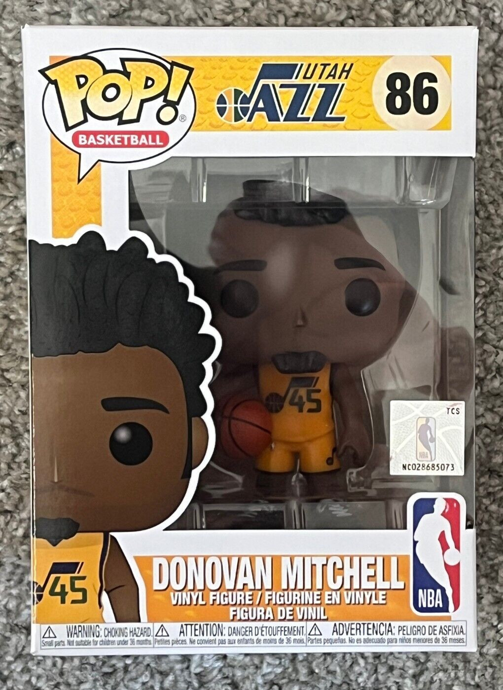 Funko Pop! Basketball - Donovan Mitchell #86 Utah Jazz
