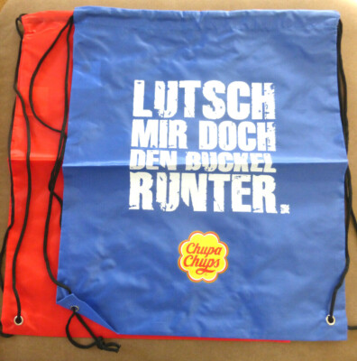 Sportbeutel / Turnbeutel (Chupa Chups) Farbauswahl ca:44x37cm