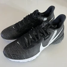 Nike Mens 8.5 Air Zoom Infinity Tour PMO Golf Shoe Black White CZ8300-001 NEW