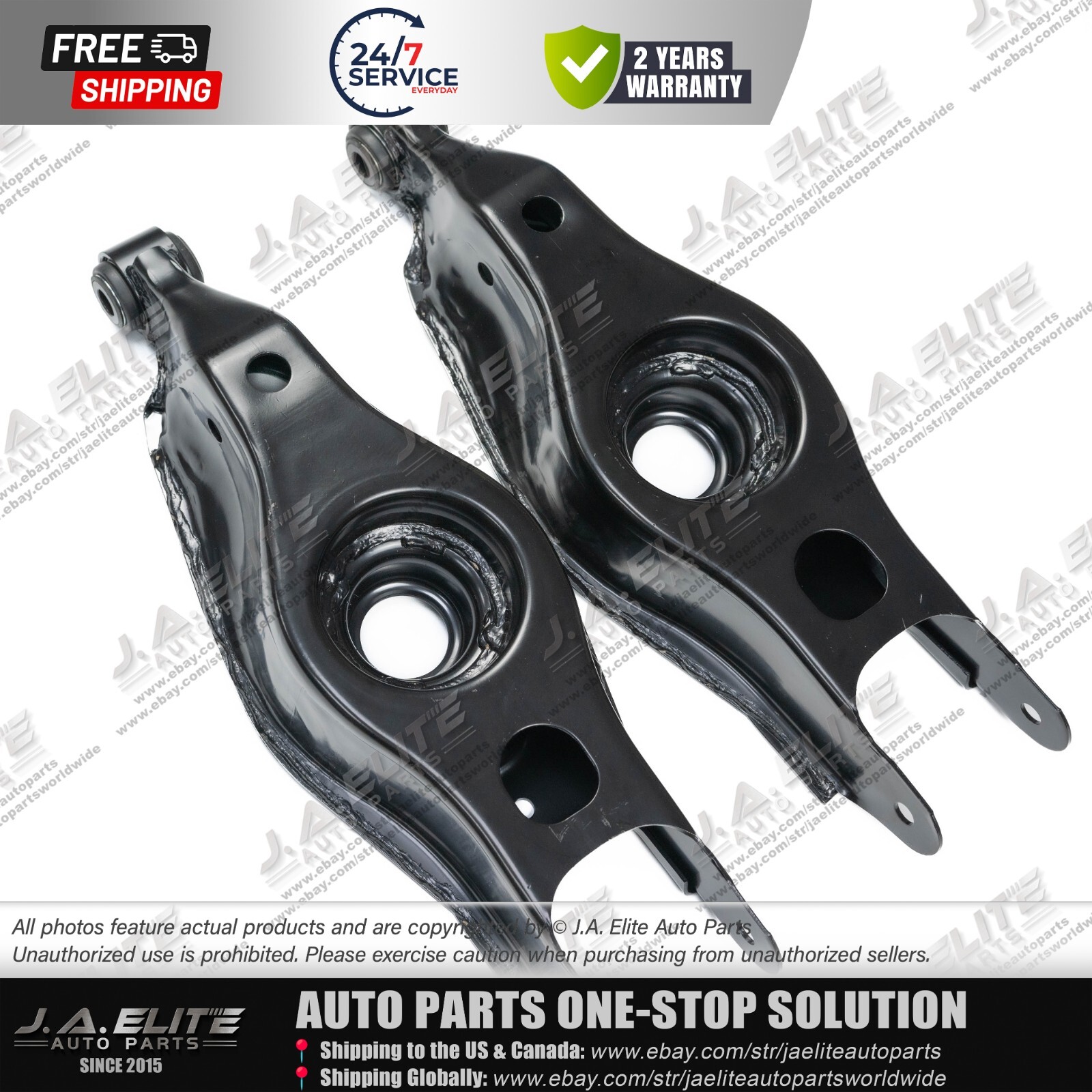 2pcs Rear Lower Control Arm fit Maserati Ghibli Quattroporte (2014+) 670036580