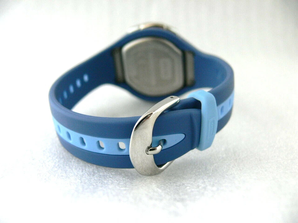 Reloj deportivo MIO Motiva monitor de calorías de ritmo cardíaco banda azul claro/oscuro Foto 4 de 4