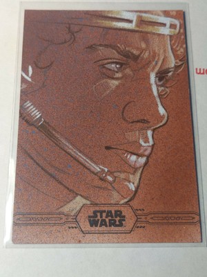 Topps Star Wars Chrome Legacy Sketch Card Anakin Skywalker by Matthew hirons | eBay