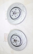 ZZP Cross Drilled Slotted Brake Rotors 6 piston Cadillac ATS-V  Camaro SS 1LE