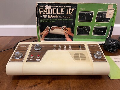 テレビコンピューターゲーム PADDLE IV パドル4 Paddle IV 4 Roberts The Pro Line Television Computer Games Console
