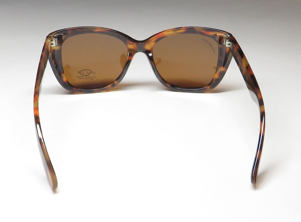 Oscar del la Renta | Sunglasses with case Oscar De La Renta Black Oversized Sunglasses with Grey main image 4