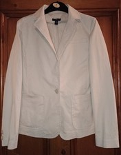 Gap Giacca Donna Versatile Misto Cotone Colore Beige Coagulato Crema M