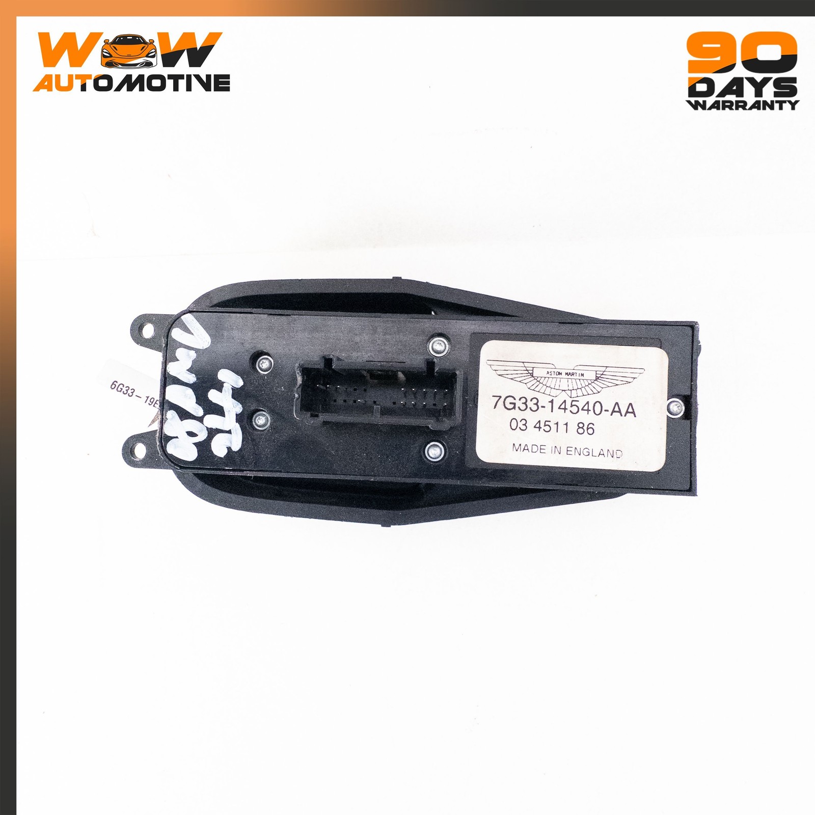 05-16 ASTON MARTIN V8 VANTAGE DB9 FRONT LEFT WINDOW MASTER SWITCH CONTROL OEM