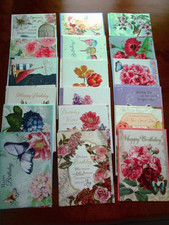 HAPPY BIRTHDAY GREETING CARDS WITH ENVELOPES - LOT OF 23- NEW