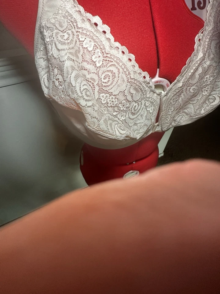 Sujetador GLAMORISE beige cierre delantero trasero Wonderwire, EE. UU. 46DD, UK 46DD, NUEVO SIN ETIQUETAS Foto 3 de 3