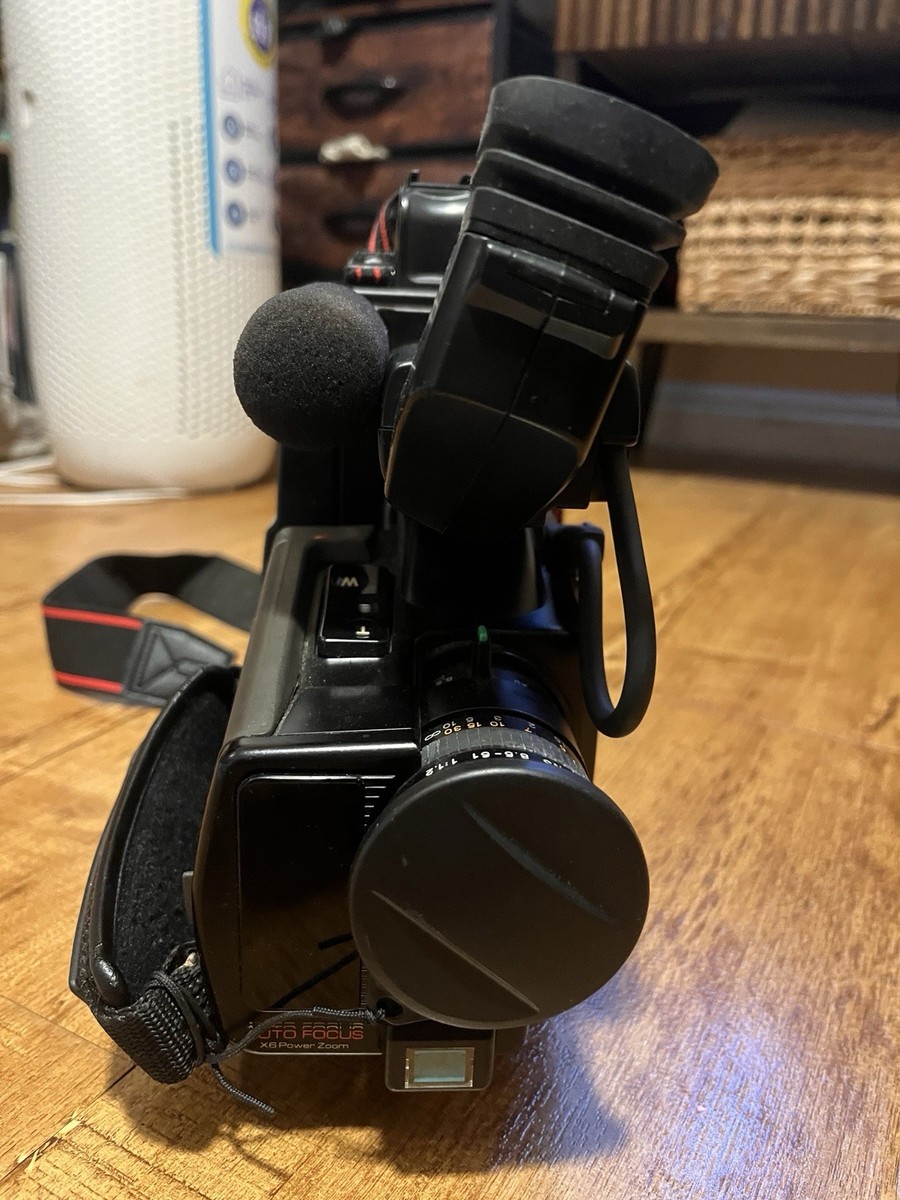 Vintage Quasar X6 auto focus CCD VHS Movie camcorder parts/repair