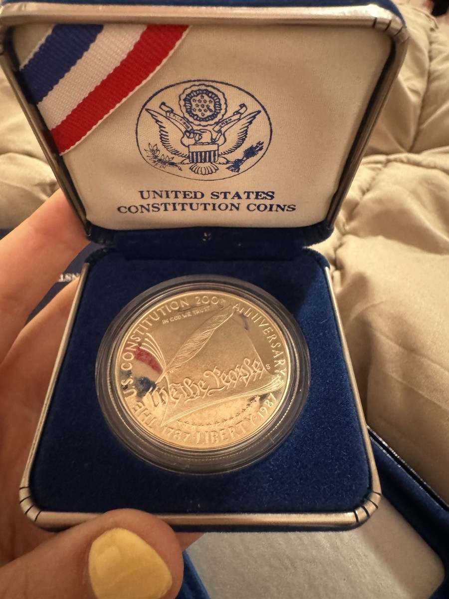 1987 (S) U.S. Constitution 200th Anniversary Proof Silver Dollar