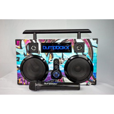Bumpboxx Ultra Plus+ Bluetooth Speaker Boombox, Wireless Microphone