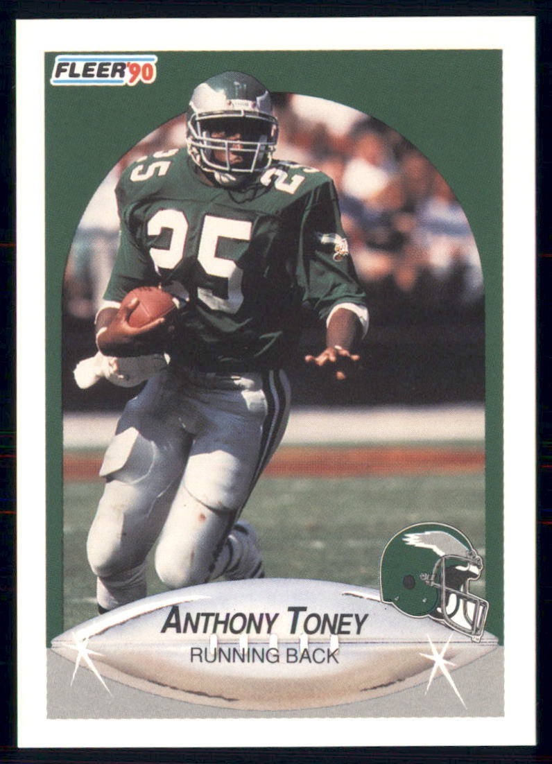 1990 Fleer - Anthony Toney #92