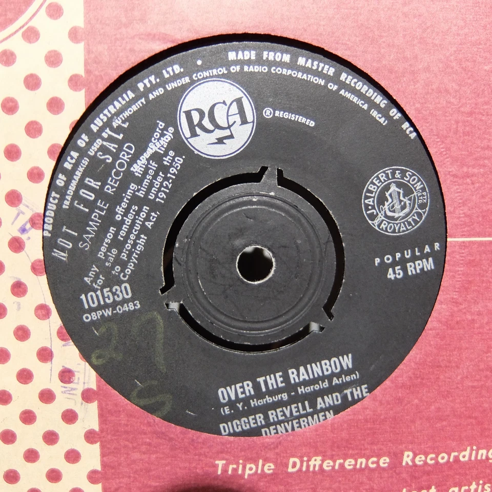 Digger Revell & The Denvermen - I’m Gonna Make You (RCA 101530) SAMPLE Aussie 45 - Image 2 of 2