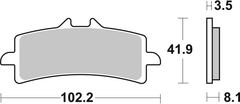 Plaquettes de frein Brembo 07BB37SR métal fritté pour conduite sportive sécurisée