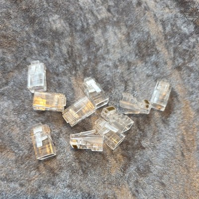 10× RJ45 CAT6A CAT6 UTP ungeschirmter Stecker Stecker 