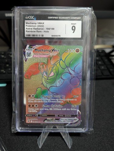 Machamp VMAX graded CGC 9 for sale on eBay