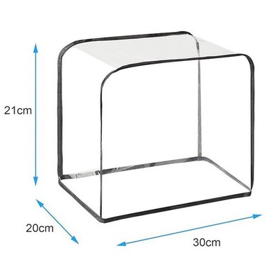 Transparente Toasterabdeckung Toaster Backofenabdeckung Transparentes Design Kompakte Passform