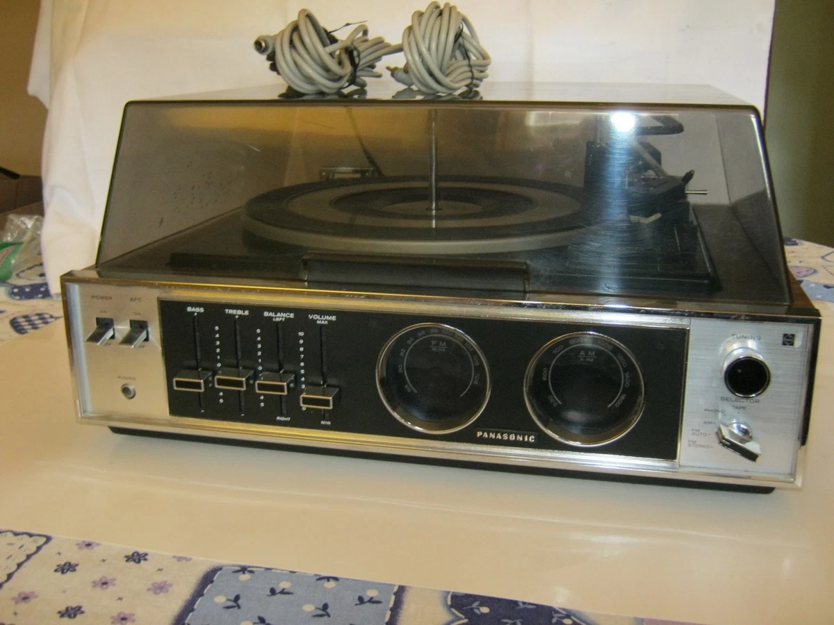 Panasonic 33.3RPM Home Audio Record Players & Turntables for sale