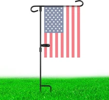 Nirohee Garden Flag Stand,12x18 Garden Flag Holder Pole,Premium Metal Powder-Coa