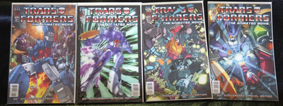TRANSFORMERS: THE ANIMATED MOVIE Issues 1-4 Complete Set (IDW, 2006)