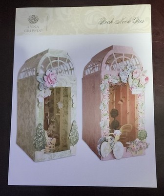 ANNA GRIFFIN CREATE 2025 BOOK NOOK DIES & Instruction sheet