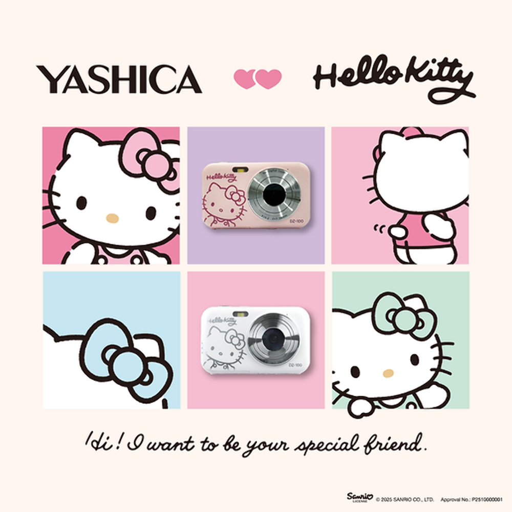 【新品】YASHICA Hello Kitty Digital DZ-100 YASHICA x Hello Kitty DZ100 Digital Camera 30MP Y2K Sanrio