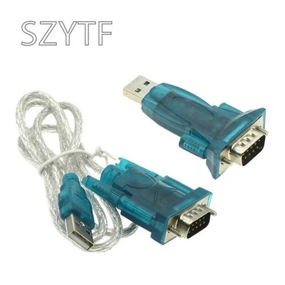 3Ft Translucent USB 2.0 to DB9 RS232 Serial Converter 9 Pin Adapter Cable PDA