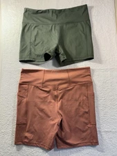 Xersion  Anti Odor "Bike" Shorts Women XXL Active Wear Athletic Compression NWOT