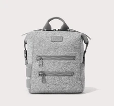 Dagne Dover Indi Neoprene Diaper Backpack Baby Bag Heather Gray Medium