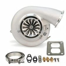 Upgraded G45-1600 Turbocharger Dual Ball Bearing Billet Wheel 1.15ar T4 V-band Upgraded G45-1600 Turbocharger Dual Ball Bearing Billet Wheel 1.15ar T4 V-band