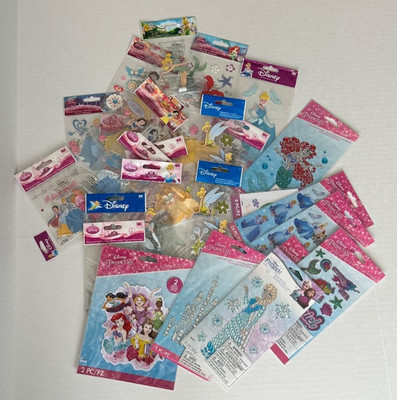 DISNEY 3-D Stickers EK Jolee's~Cinderella~ARIEL~Sleeping Beauty~Tinkerbell +MORE