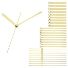 10 Set Replacement Clock Hands Kit Mechanism Movement Aluminum Wall Gold A01