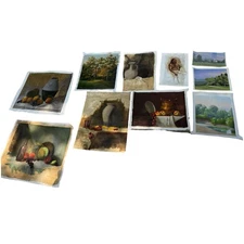 Oil Painting Loose Canvas Unstretched Sizes Vary Fruit StillLife Nature Portrait