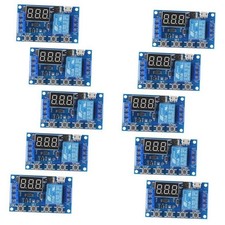 DC 6-30V Timer Relay Programmable Delay Relay Module Cycle Timer with LCD 10pcs