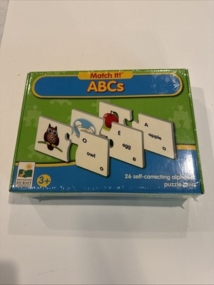 The Learning Journey Match It! ABC's 26 Puzzle Sets Teaches Alphabet During Play