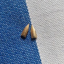 2Pcs Gold Color Fountain Pen M Nibs For Lamy Safri Plated By Bobby 24KGP Nib